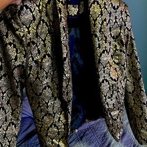 Blazer black and gold